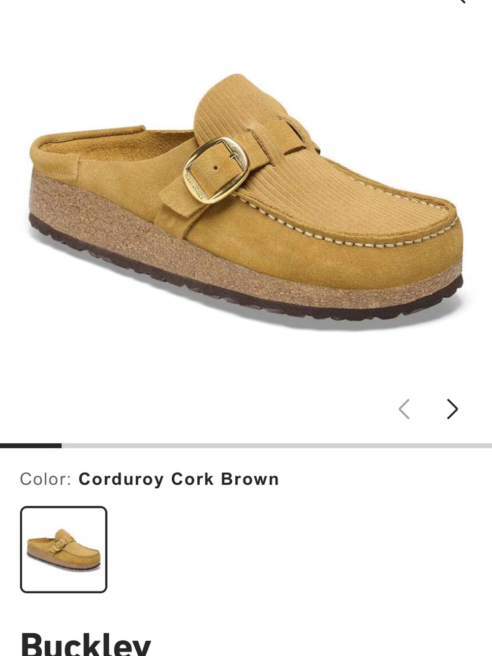 NWT Birkenstock Buckley shoes.womens size 7.